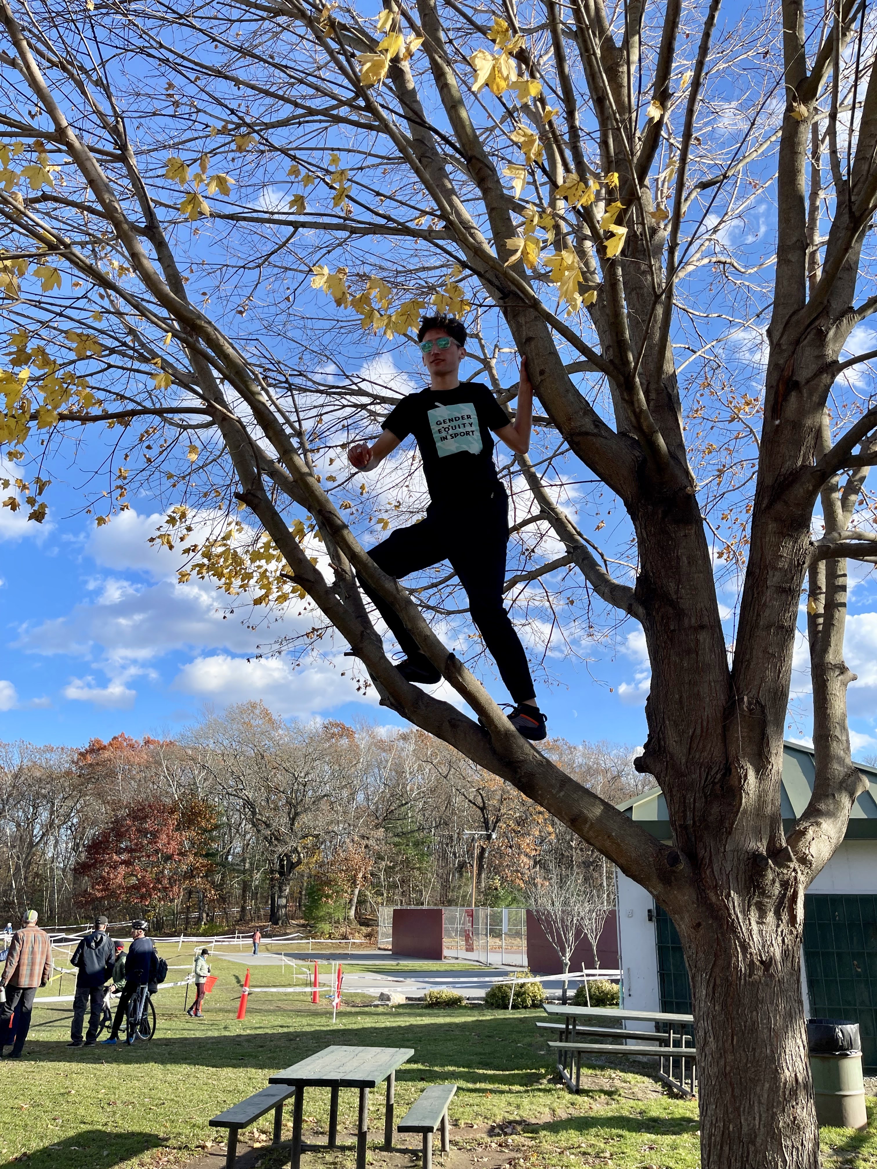Me in a Tree at Shedd Park